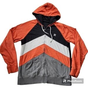 2000s DC Shoe Co Full Zip Up Hoodie Lightweight jacket